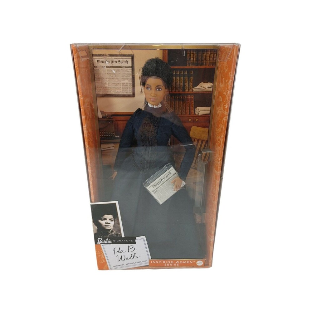 Barbie Signature Inspiring Women Series Ida B Wells Doll Collectible Damaged Box